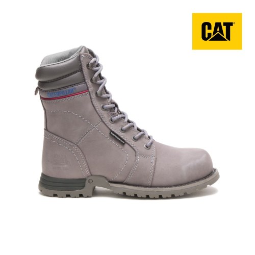 Caterpillar Echo Waterproof Steel Toe Werkschoenen Dames Grijs (MEHW.NL)